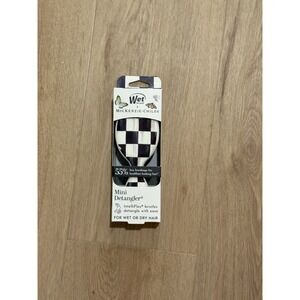 Mackenzie Childs Wet Brush Mini Detangler Hair Brush Courtly Check (Target)